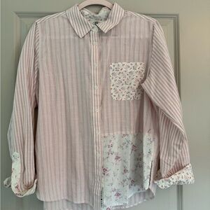 Lucky Brand Laura Ashley Button-Down Shirt